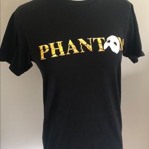 Phantom Short sleeve tee. Size S. Black